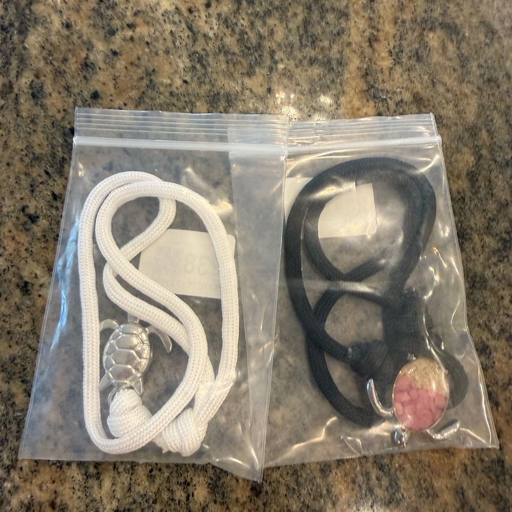Sea turtle bracelet/anklet bundle